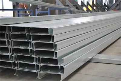 S350GD ZM275 Channel Steel постачається для проектів встановлення сонячних ба...